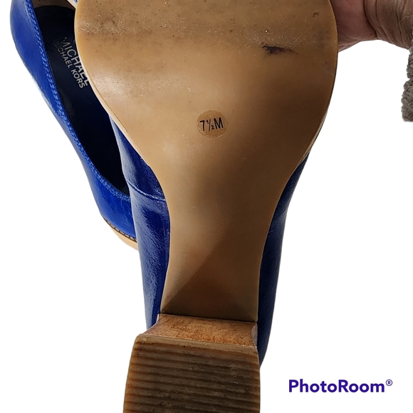 Gorgeous Michael Kors Cerulean Patent Leather Platform Shoes - Picture 12 of 12